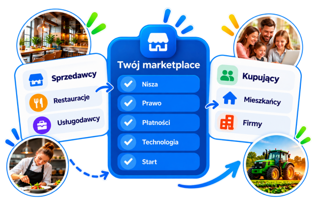 Sprzedawcy, Twój marketplace i kupujący: nisza, prawo, płatności, technologia, start